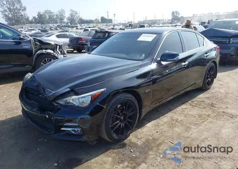 2017 Infiniti Q50 3.0T Premium из США, поврежденный, VIN JN1EV7AP0HM740506